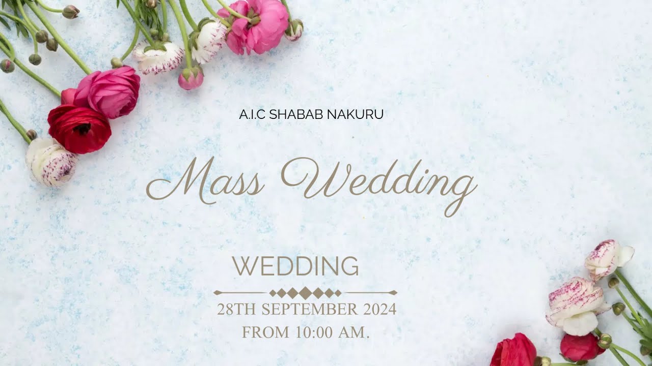 MASS WEDDING CEREMONY