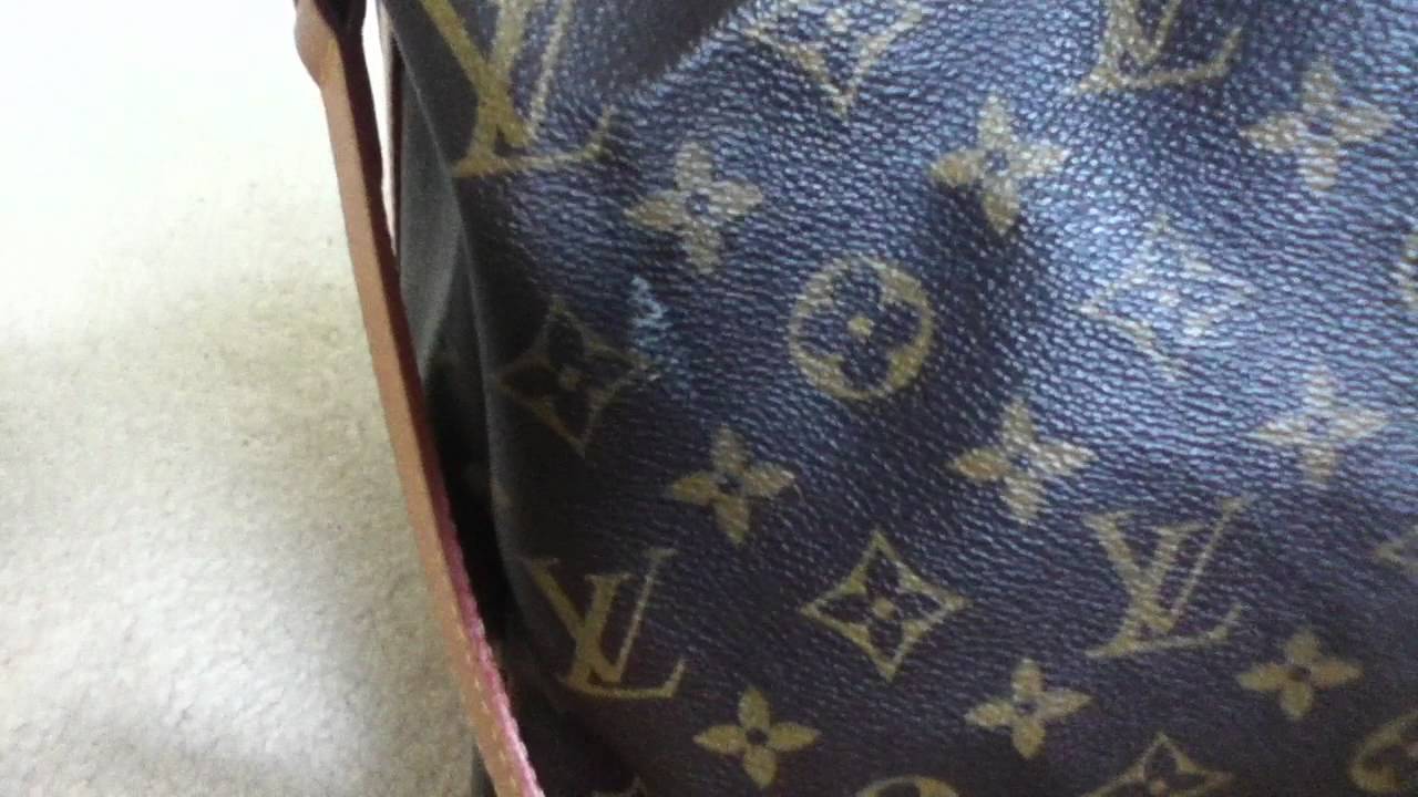 HOW TO Clean remove white marks on Louis Vuitton monogram canvas!