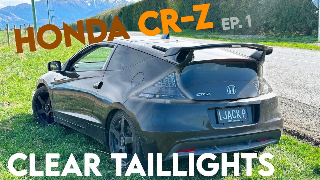 How To Make Taillights Clear Honda CR-Z