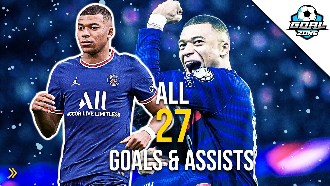 Kylian Mbappe - All 27 Goals & Assists 2021/22 So Far