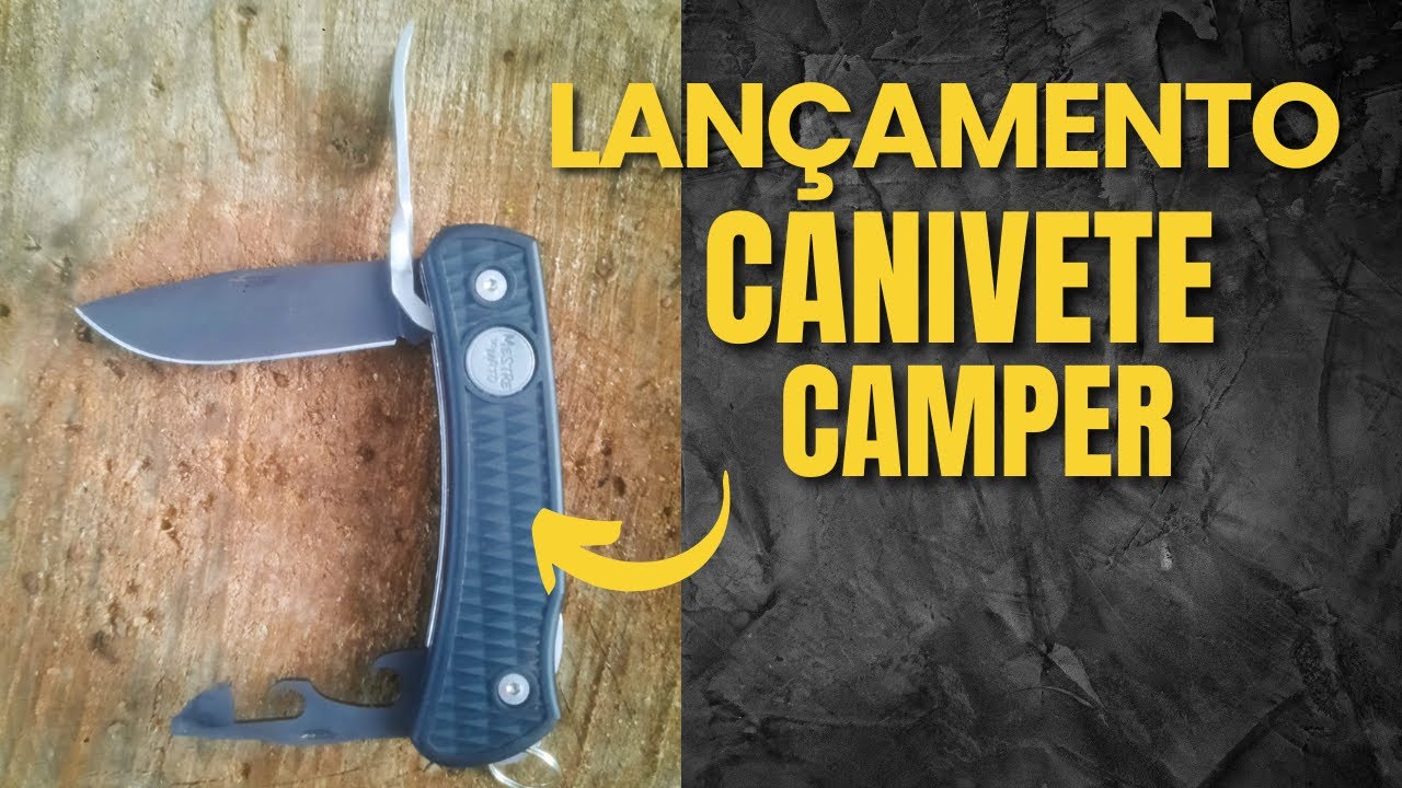 Canivete Camper (Lançamento) - Linha Mestre do Mato