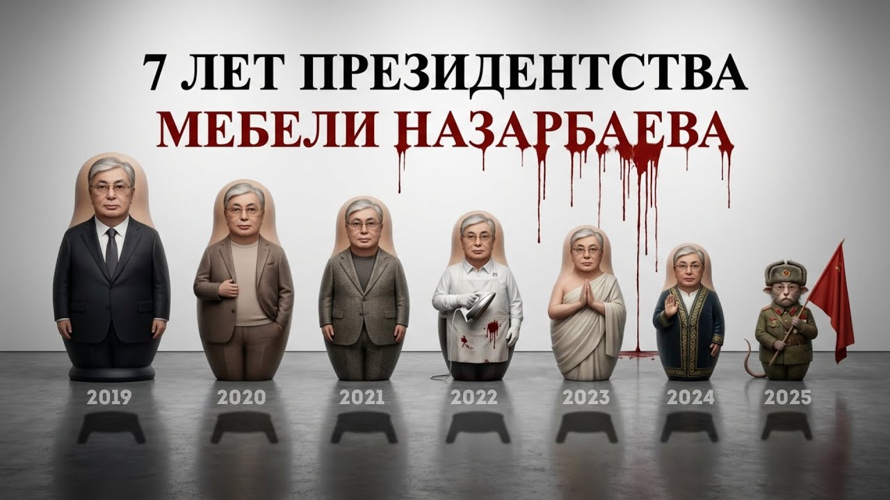 7 ЛЕТ ПРЕЗИДЕНТСТВА ТОКАЕВА, МЕБЕЛИ НАЗАРБАЕВА И МАТРЕШКИ ПУТИНА