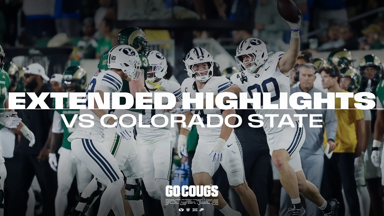 BYU против Colorado State | ЛУЧШИЕ МОМЕНТЫ МАТЧА | АМЕРИКАНСКИЙ ФУТБОЛ BYU