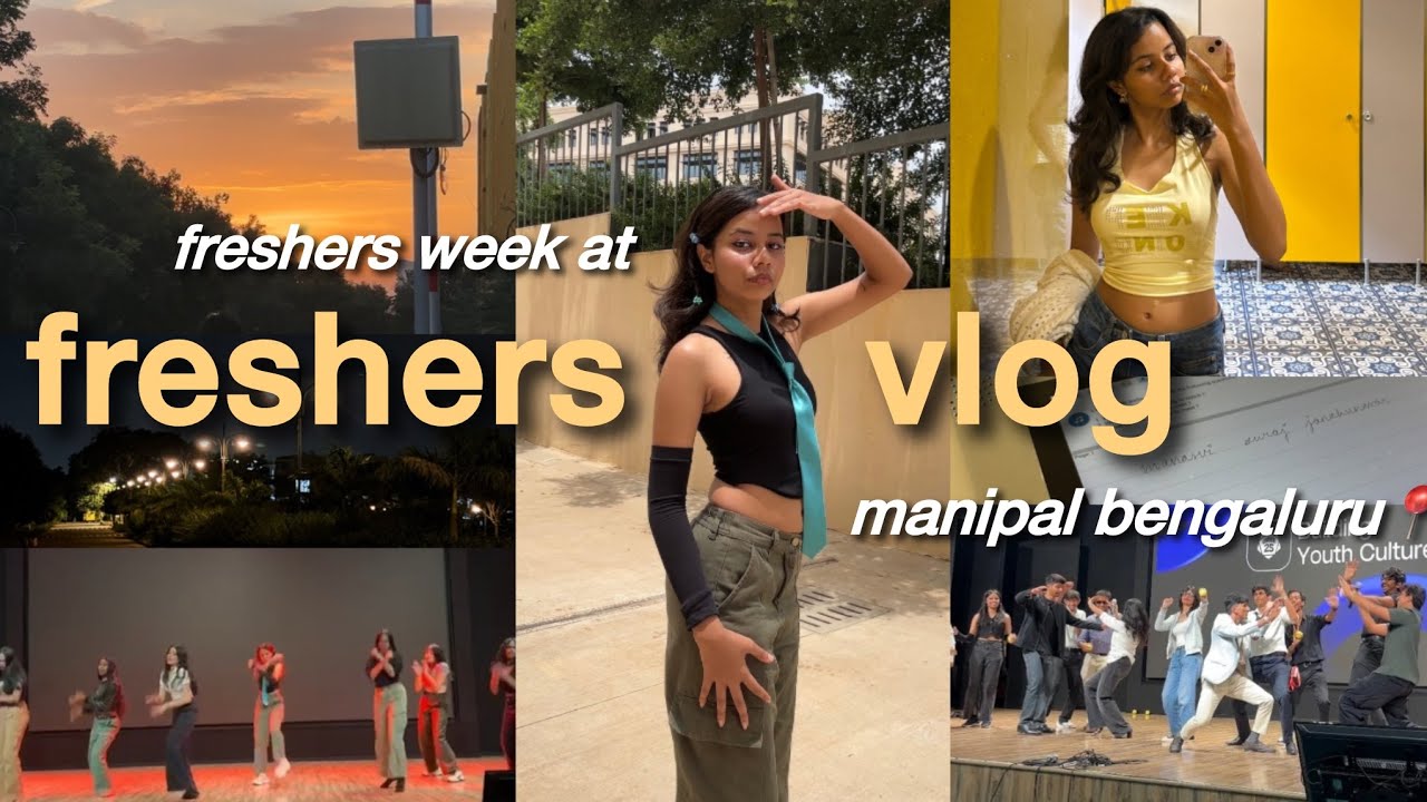 FRESHERS VLOG 2025| mahe bengaluru 