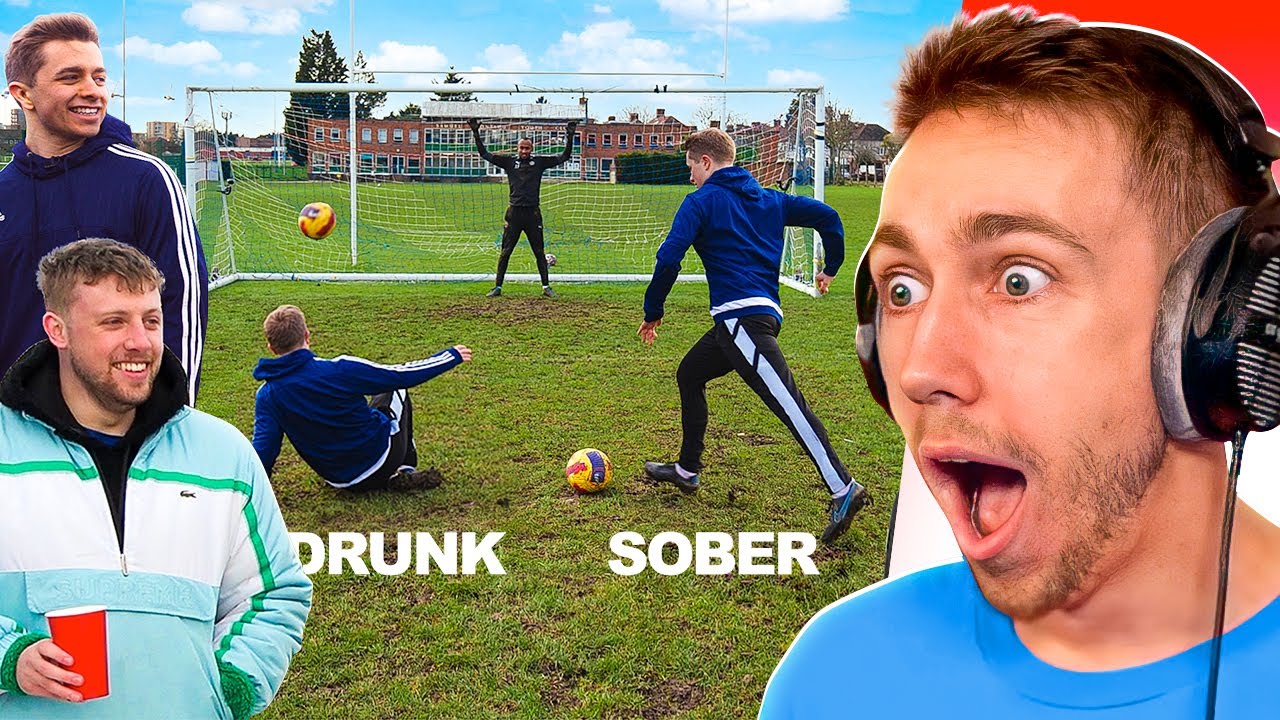Реакция Miniminter на 100 шотов в состоянии алкогольного опьянения против 100 шотов в состоянии т...