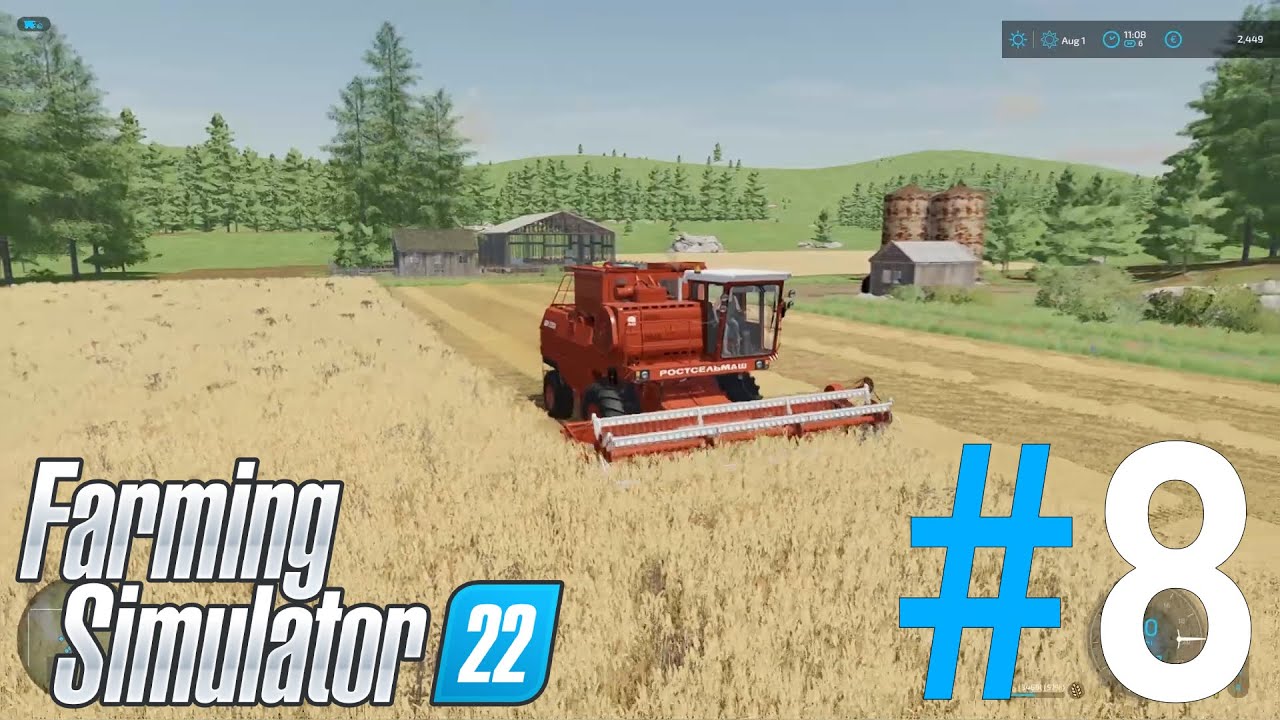 FS22 No Man's Land #8 - Our own combine harvester!