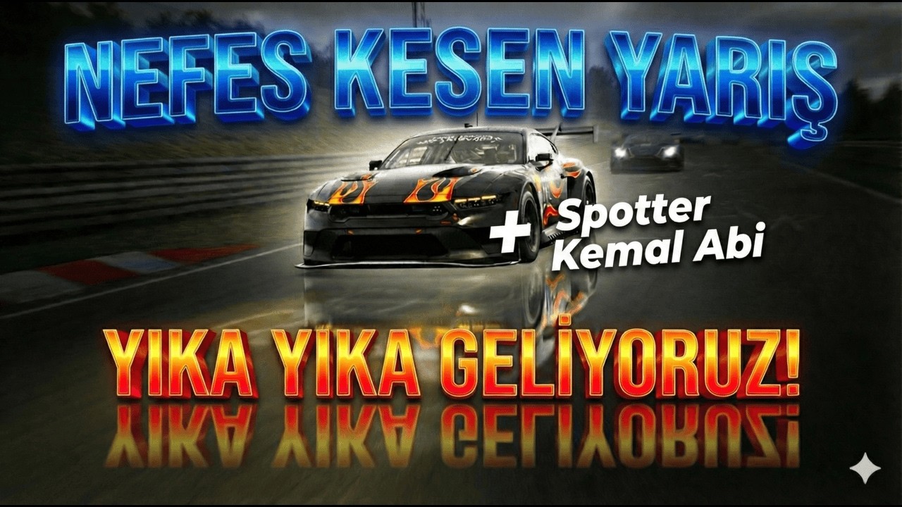 BU YARIŞI SOLUKSUZ İZLEYECEKSİN | CO-PILOTLA BERABER | Iracing Türkçe | Mustang GT3 | Nürburgring