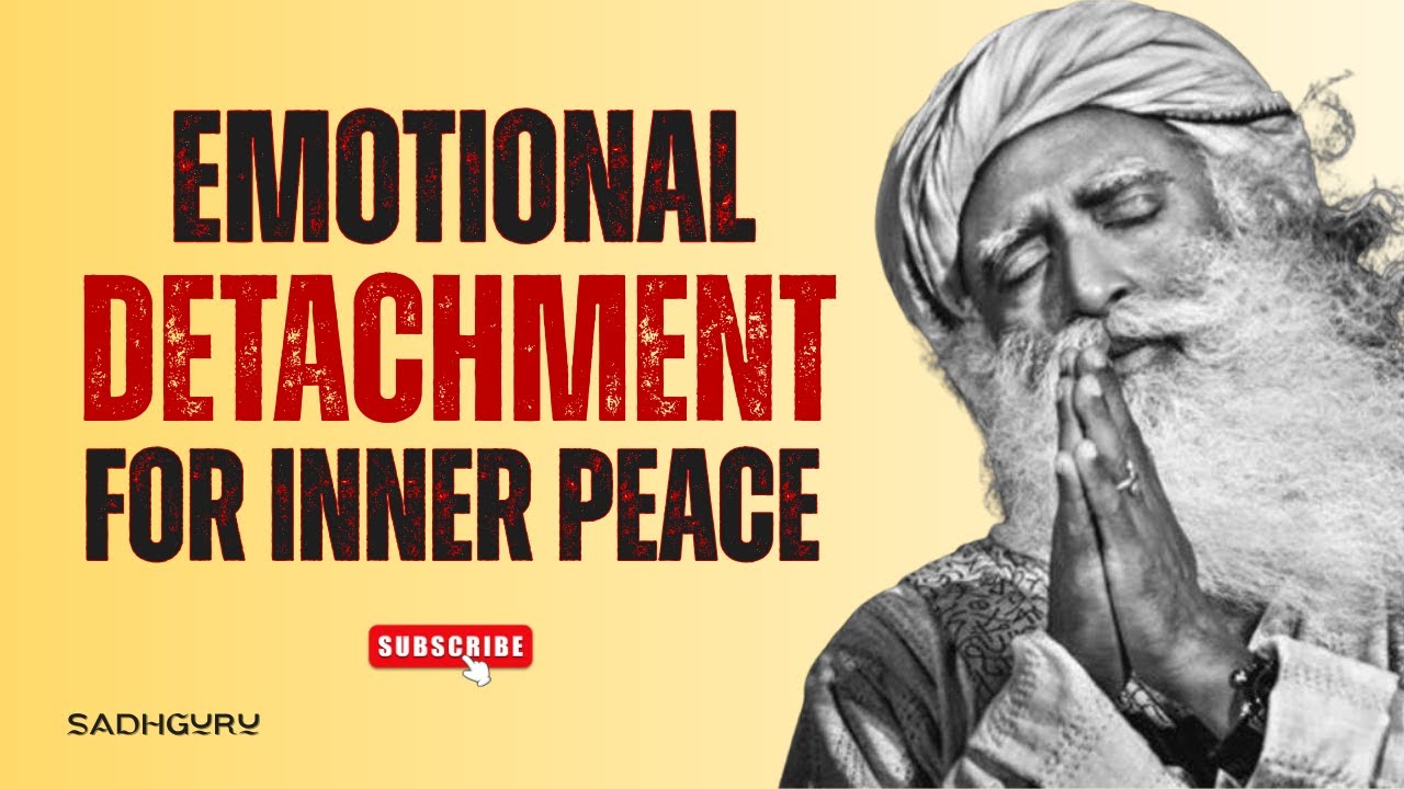 Emotional Detachment for Inner Peace [ASMR] &ndash; Sadhguru&rsquo;s Guide #emotionaldetachment