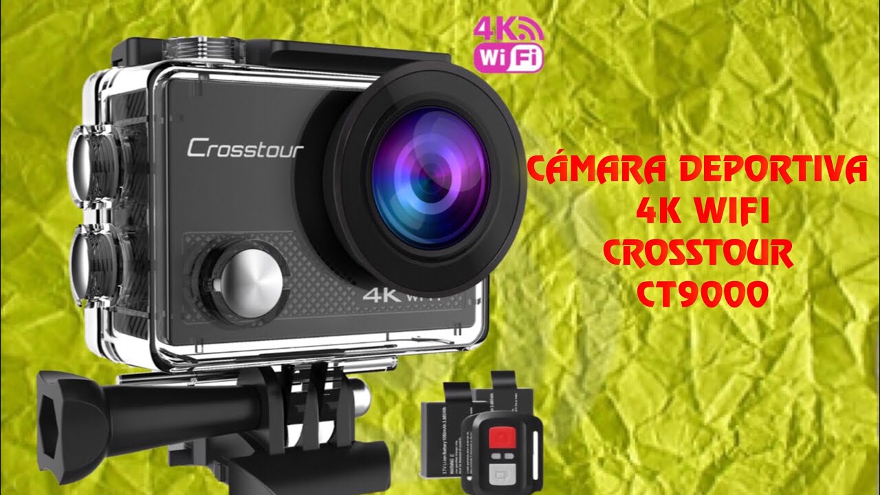 ♍️CÁMARA DEPORTIVA 4K  CROSSTOUR CT 9000