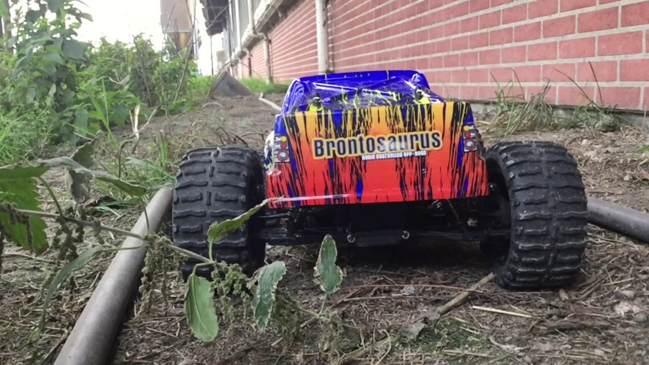 RC Himoto auto in actie