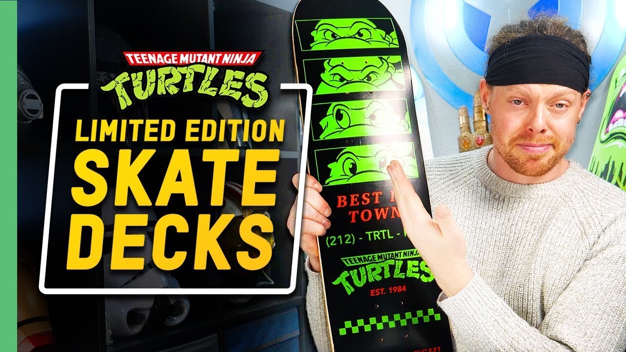 Limited Edition Skate Decks | Teenage Mutant Ninja Turtles Skateboard | Zavvi Unboxing