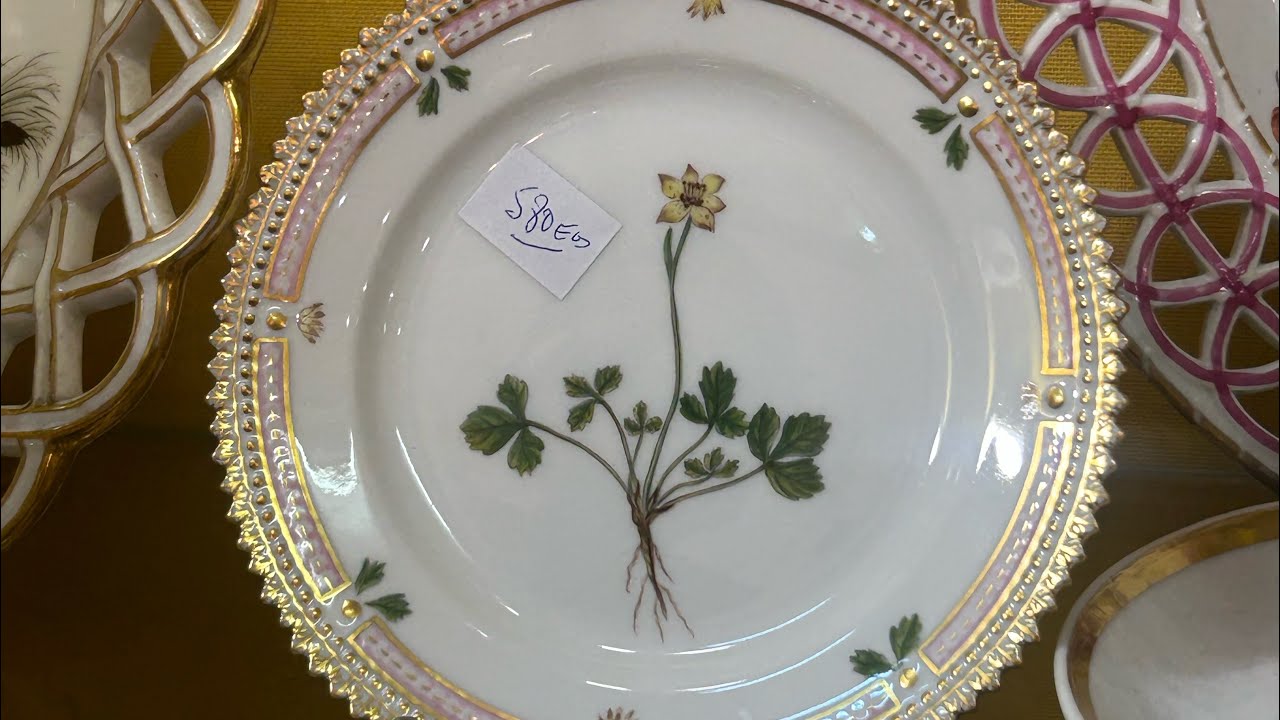 Hermes, Meissen, Flora Danica, Limoges at the antique market Saint Quen Paris March 2026 