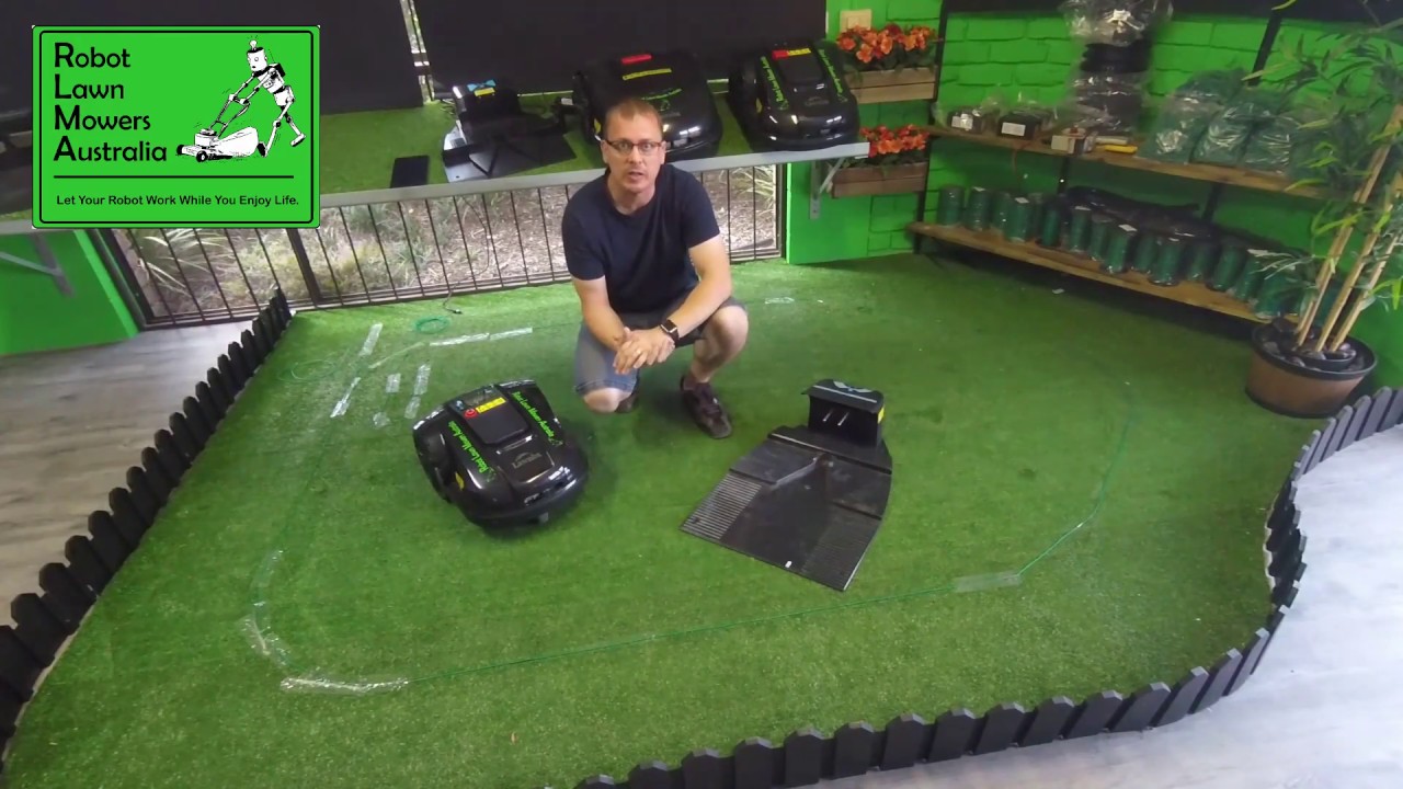 Robot Lawn Mowers Australia - Lawnba E1800/1600 Charge Station Installation