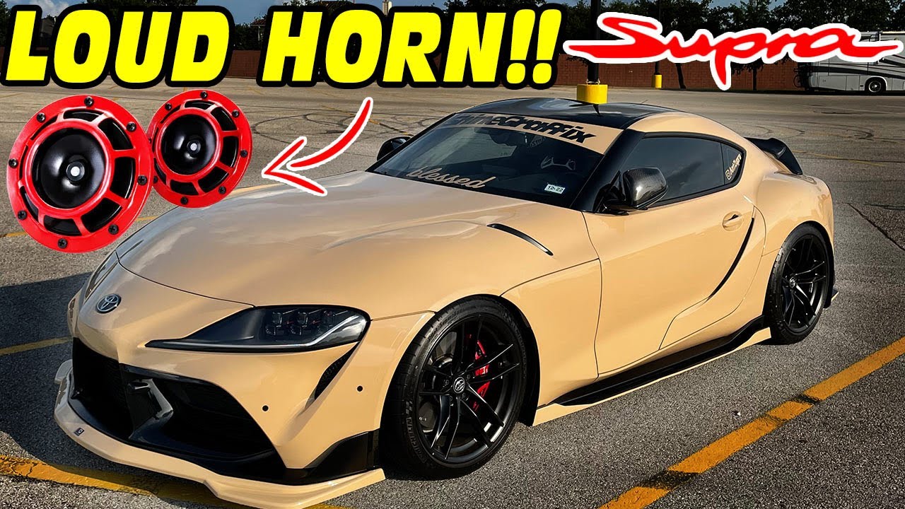 Громкий гудок Как установить Supra mk5 A91 A90