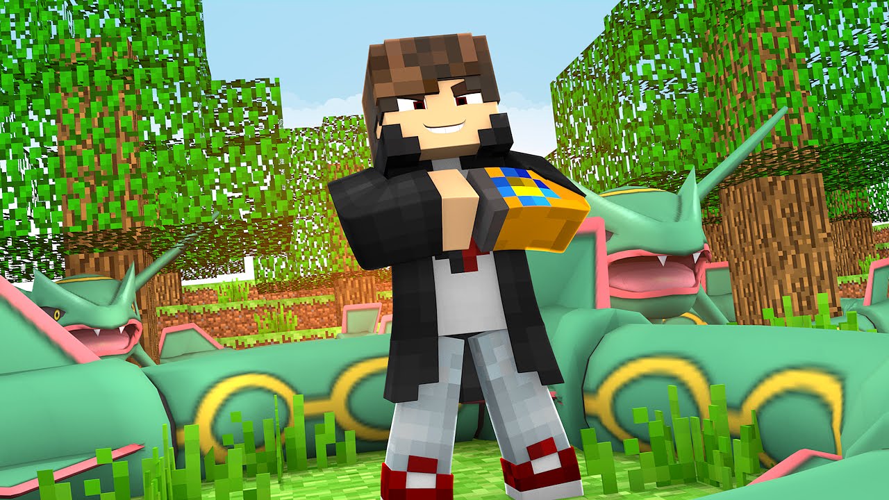 Minecraft: POKEMON CHAMPIONS - CHUVA DE RAYQUAZA -  ‹ JUAUM › #33