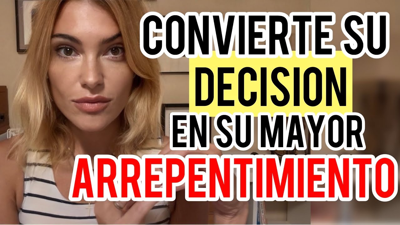 EL ARREPENTIMIENTO QUE PROVOCA TU AUSENCIA (5 PASOS) 