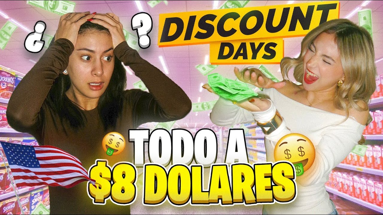 COMPRANDO TODO A 8 DÓLARES EN USA 🇺🇸 😍| Hermanas JM