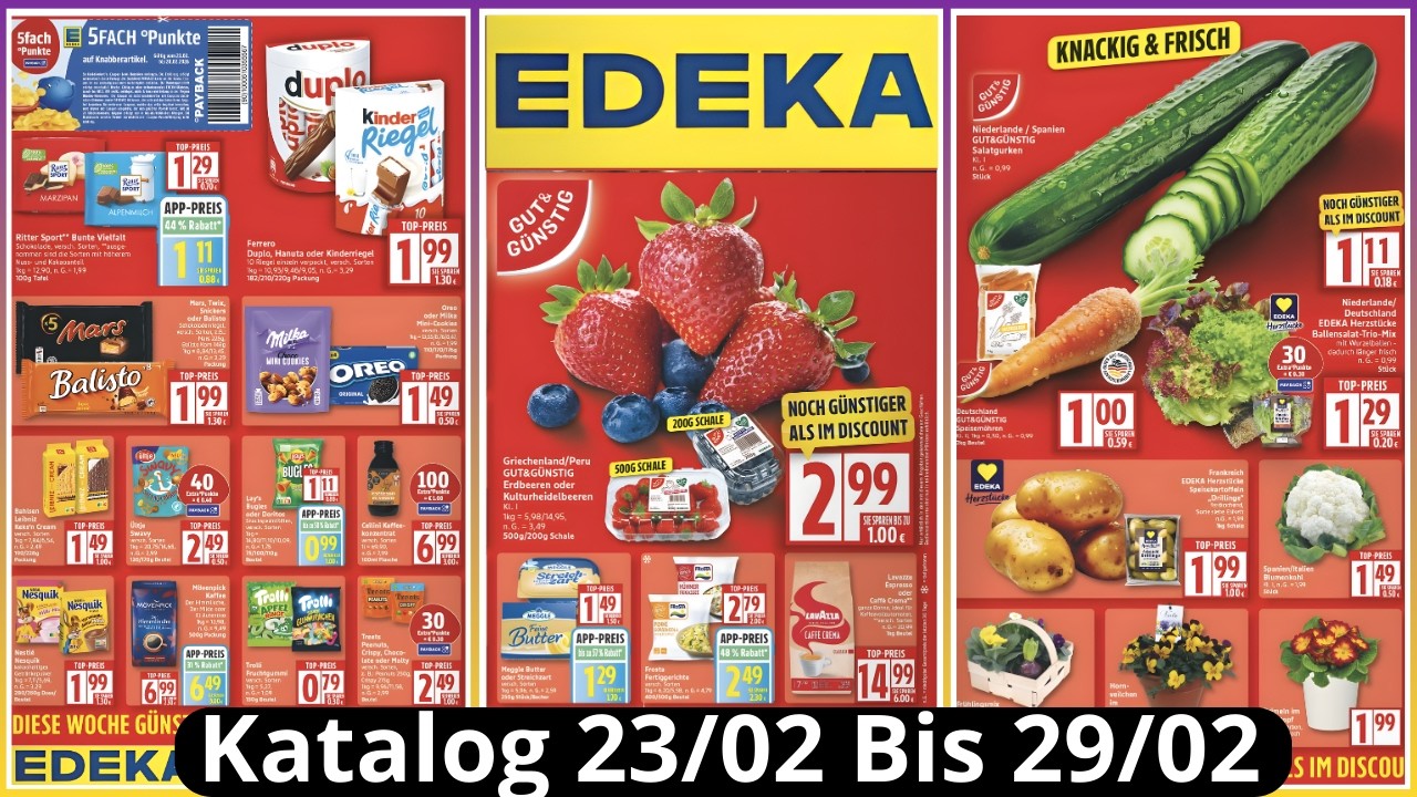 Edeka Deutschland | Neuer Prospekt vom 23/02/26 bis 29/02/26 | Angebote & Aktionen #edeka  #angebote