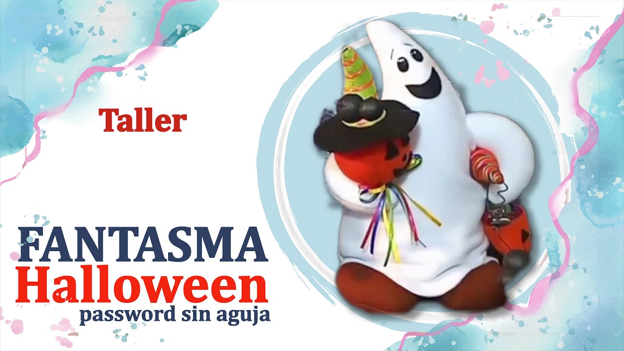 Fantasma Halloween (Técnica password sin aguja)