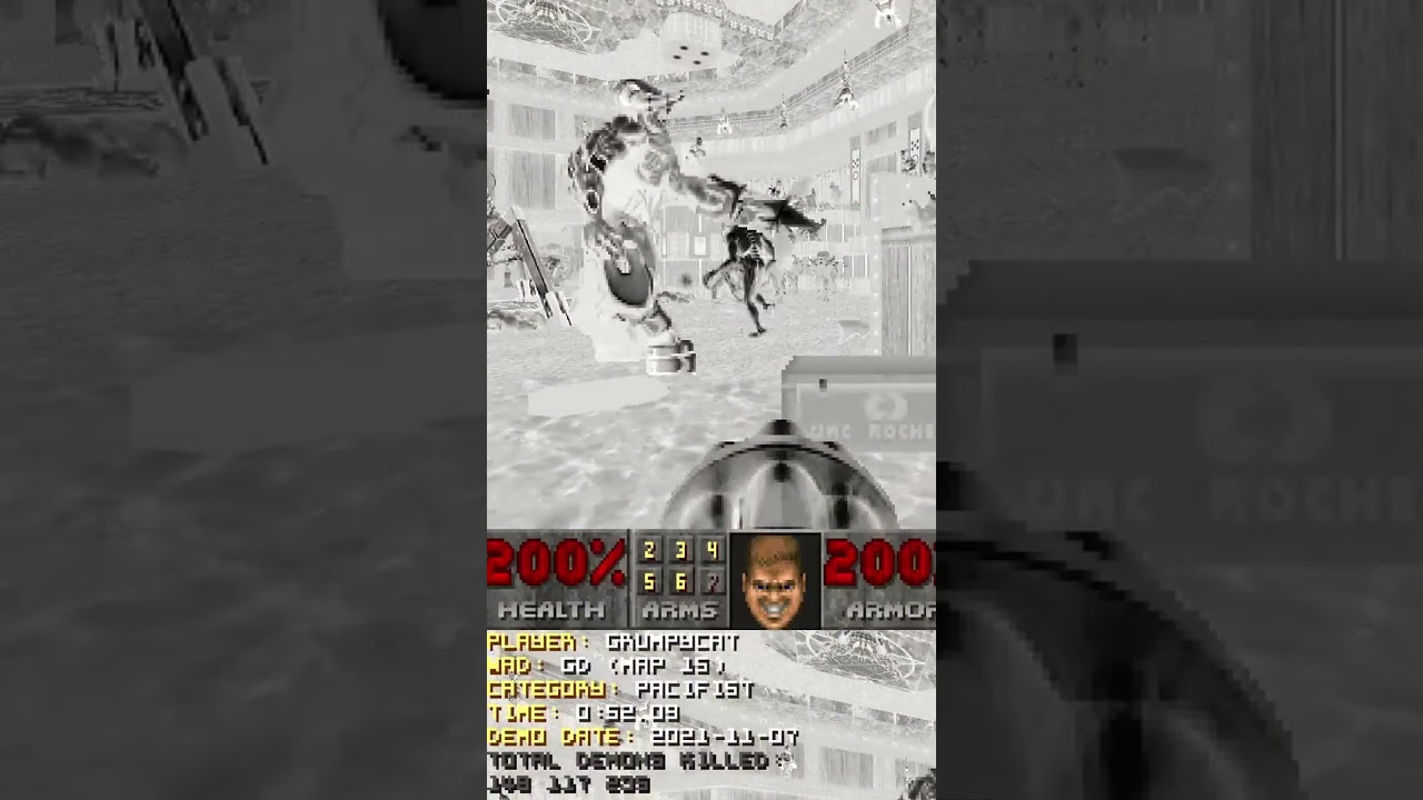 #doomspeeddemos on #Twitch | Pacifist Gladiator (Going Down map15)
