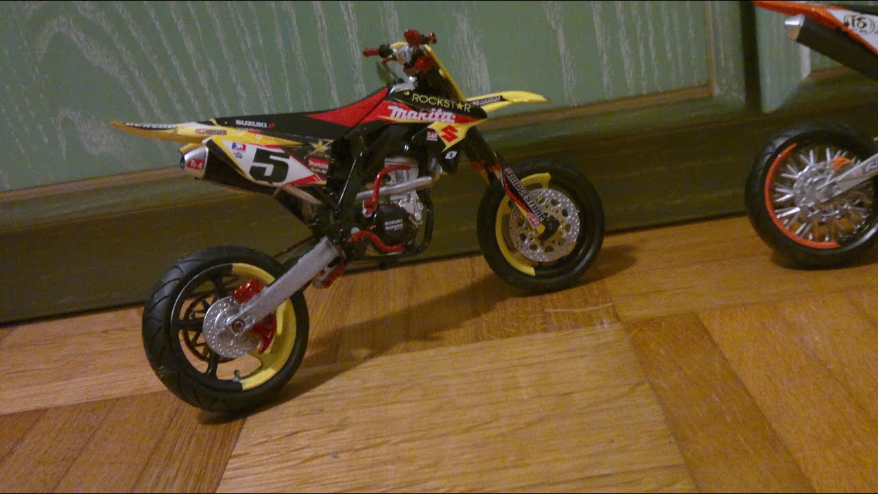 My Suzuki RM-Z 450 MOTARD die cast model 1/12 story