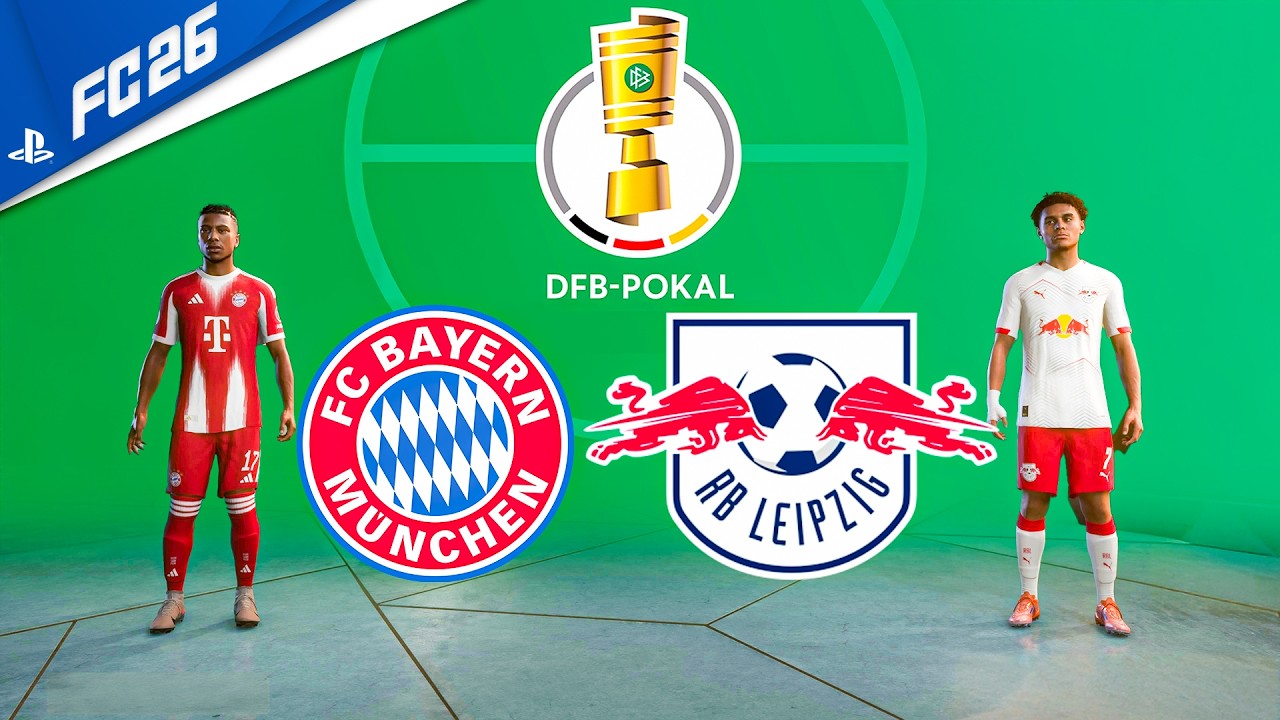 DFB Pokal Bayern Munich vs RB Leipzig | FC 26 Predictions
