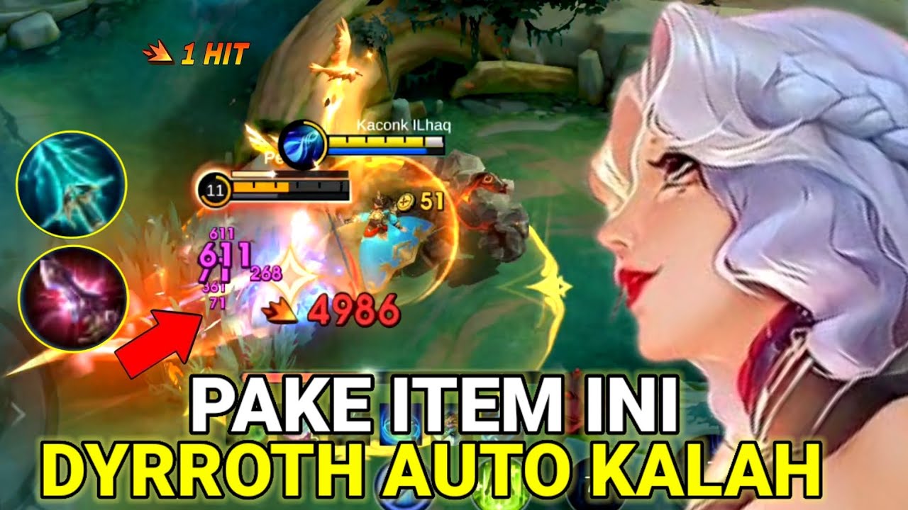 LAWAN DYRROTH DI EXP GAMPANG BANGET | SILVANNA PAKE BUILD TERBARU COUNTER DYRROTH | MLBB