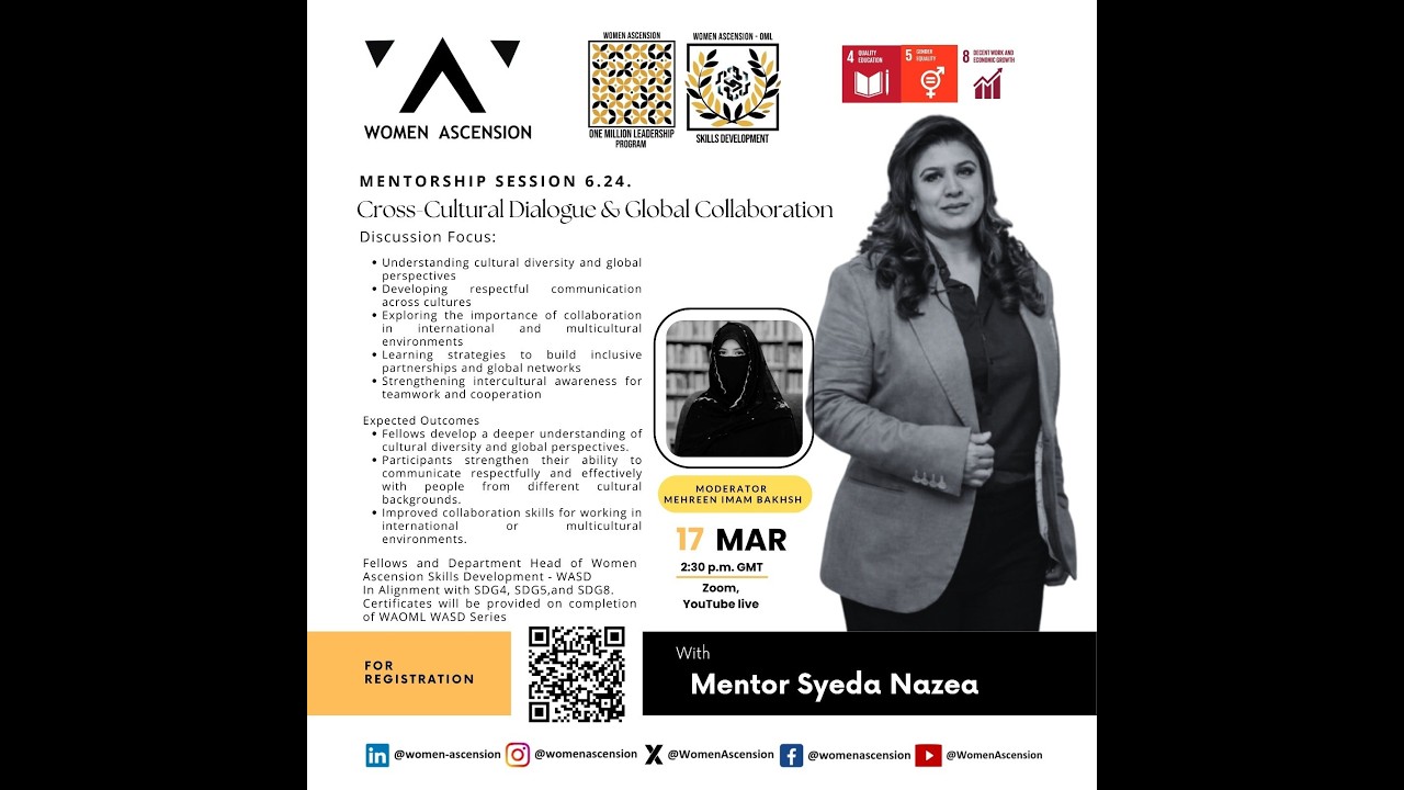 Women Ascension OML Mentorship Session – 6.24 with Mentor Syeda Nazea