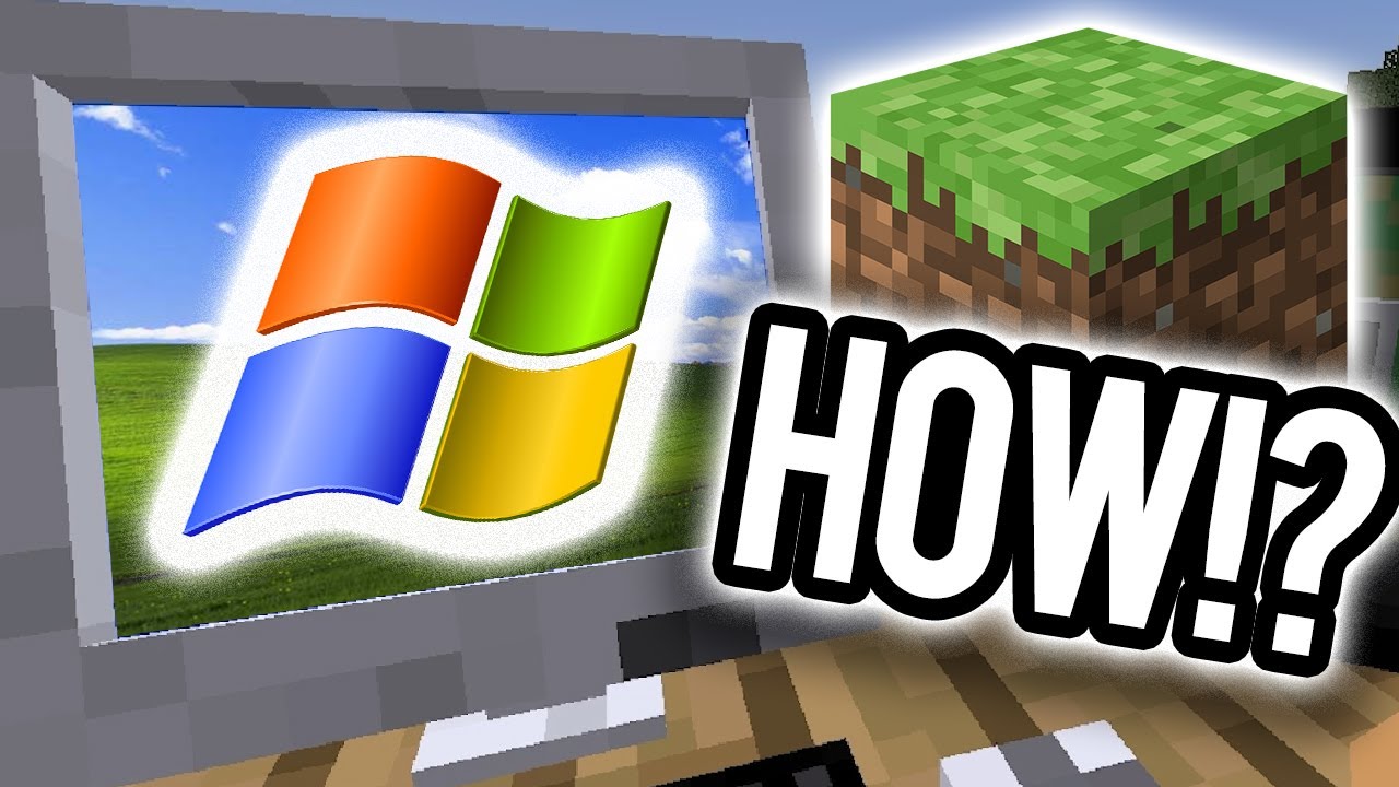 Run Windows XP in MINECRAFT?! - MC VM Computers Demo