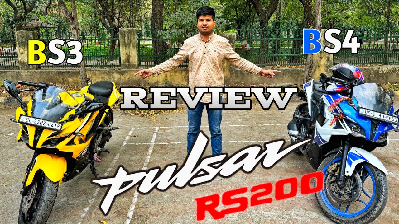 Обзор Pulsar RS200 BS3 против BS4 | Подробный обзор @tarunrajvlogs4274 #rs200