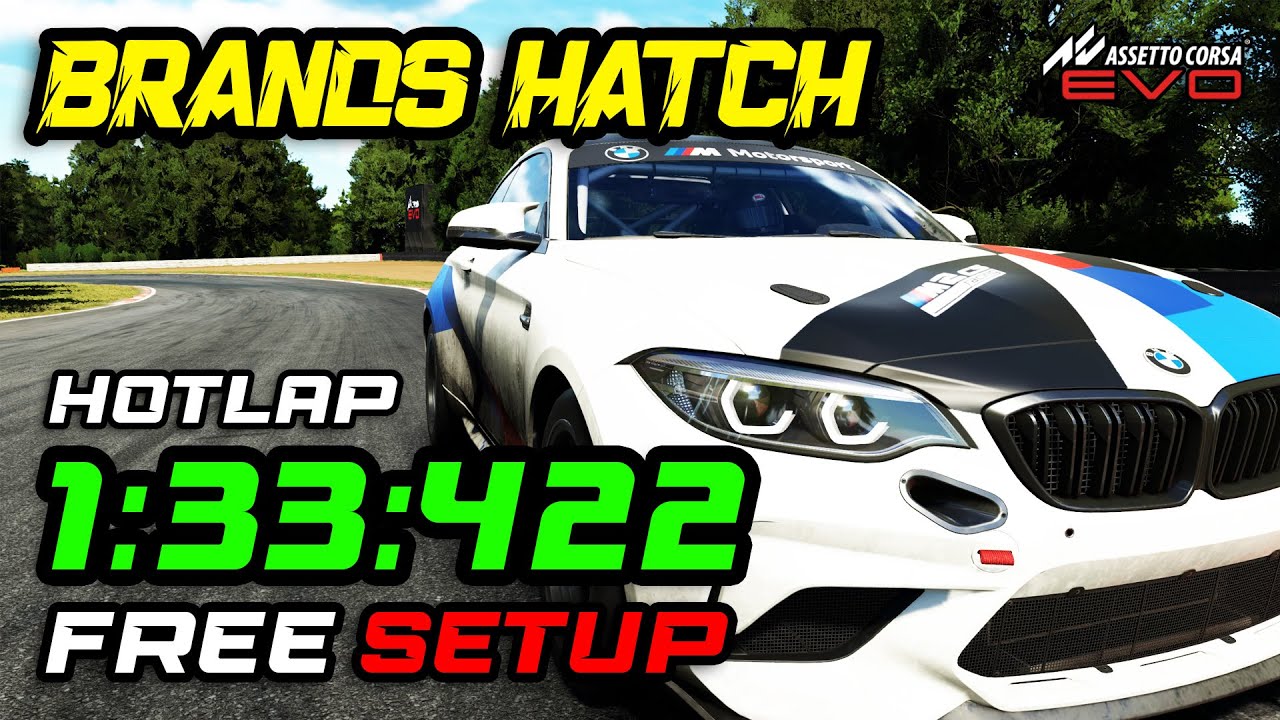 🔥 HOTLAP BRANDS HATCH 🟢 BMW M2 CS RACING – 1:33.422 🕒 | AC EVO 0.4.1 | 🛠️FREE SETUP | 📜 TRACK GUIDE