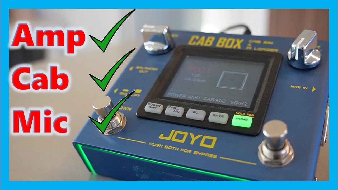 Joyo Cab Box - Amp, Cabinet & Mic simulation Guitar Pedal (Part 1)