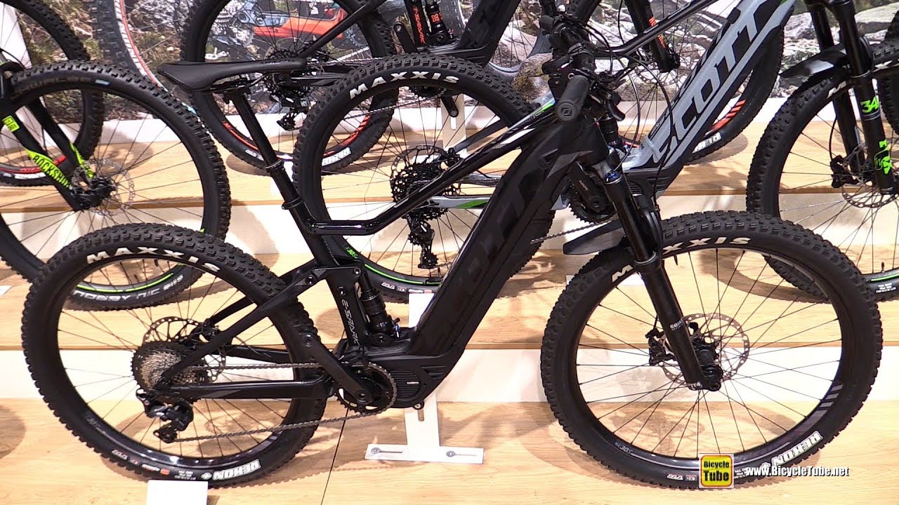 2018 Scott e-Spark 710 Mountain Bike - Walkaround - 2017 Eurobike