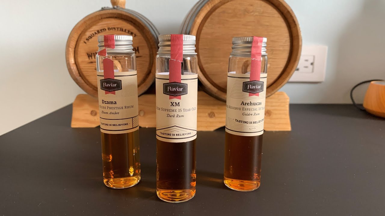 Rum Tasting: Flaviar Taste Box - Rums of Latitude (XM 15 year old,  Arehucas Añejo, Dzama)  Part 2