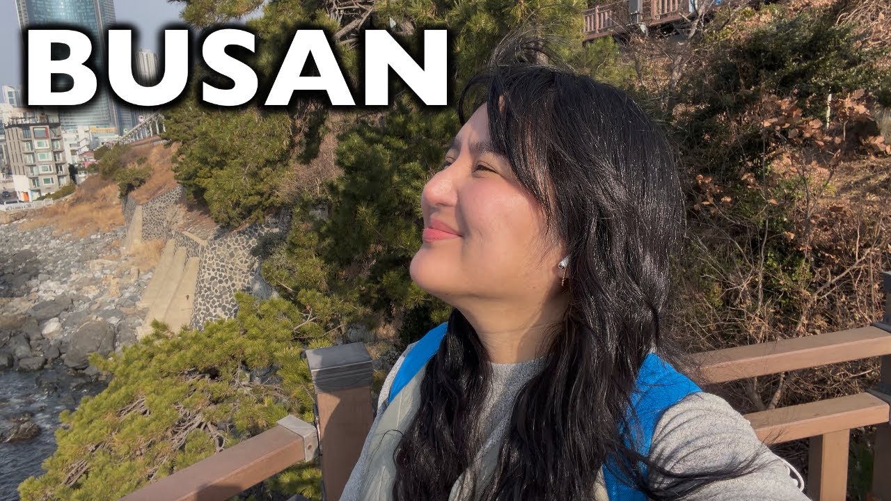 BUSAN DAY TOUR 🇰🇷 Cheongsong Ice Valley, Pohang Spacewalk & Haeundae Coastline  | @krislumagui