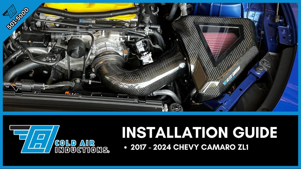 How to Install a Cold Air Inductions Elite Carbon Series Intake on a 2017–2024 Camaro (ZL1)