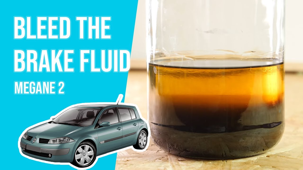 How to bleed the brake fluid Megane mk2 🚗