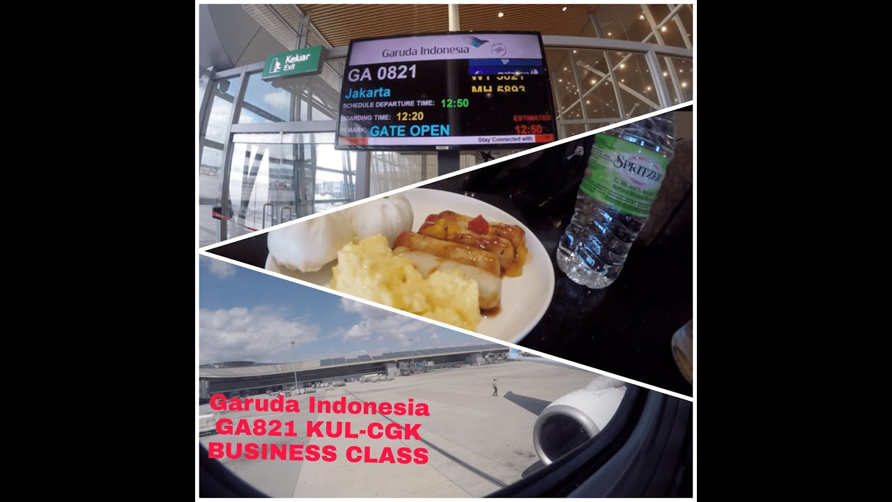 #PerbaikanGizi Part1 | Flight Report Garuda Indonesia GA821 KUL-CGK Business Class