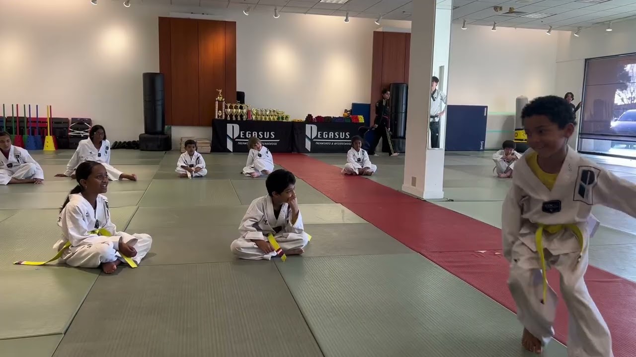 Sarvin and Dhruv orange belt full testing 