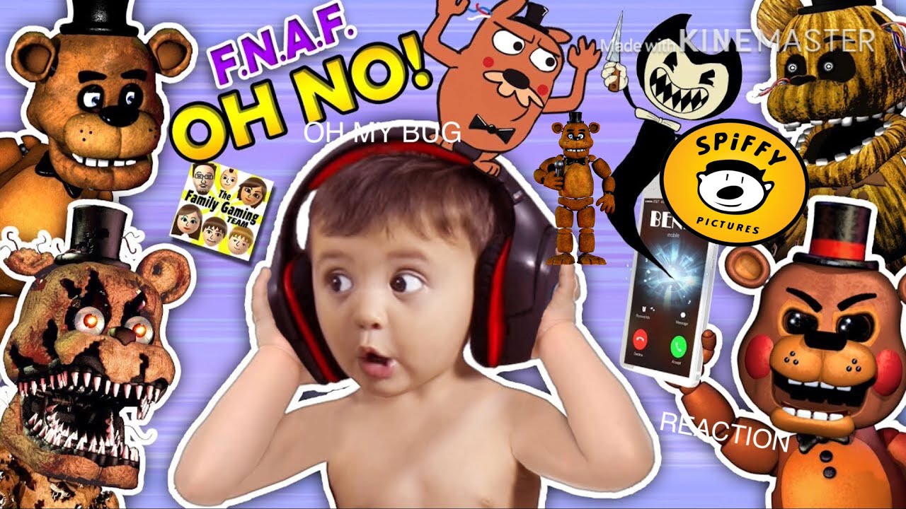 Oh no baby Shawn FNAF 1 2 4 Calling Bendy Reaction Do not Disturb