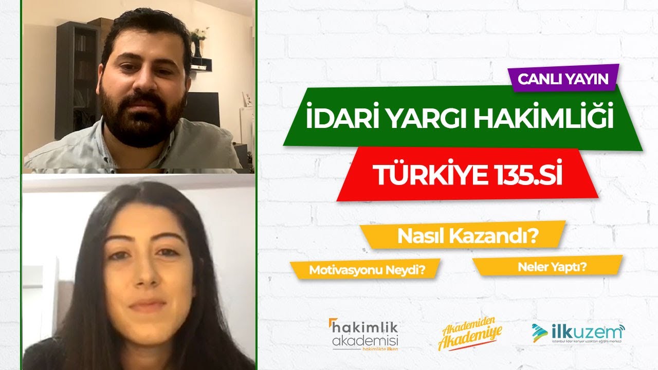 İdari Yargı Hakimlik Sınavı Nasıl Kazanılır? İdari Yargı Türkiye 135.si