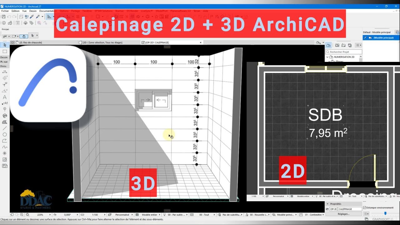 Calepinage 2D & 3D dans ArchiCAD : Tutoriel Complet pour Gagner en Précision