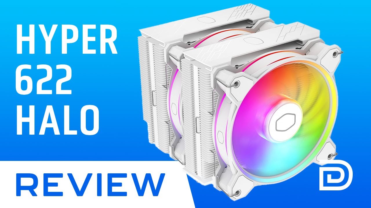 Cooler Master Hyper 622 Halo White CPU Cooler | Powerful Cooling Redefined!