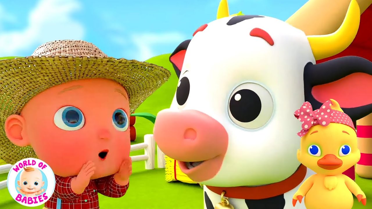 Old MacDonald Had a Farm | Sing Along with Farm Animals