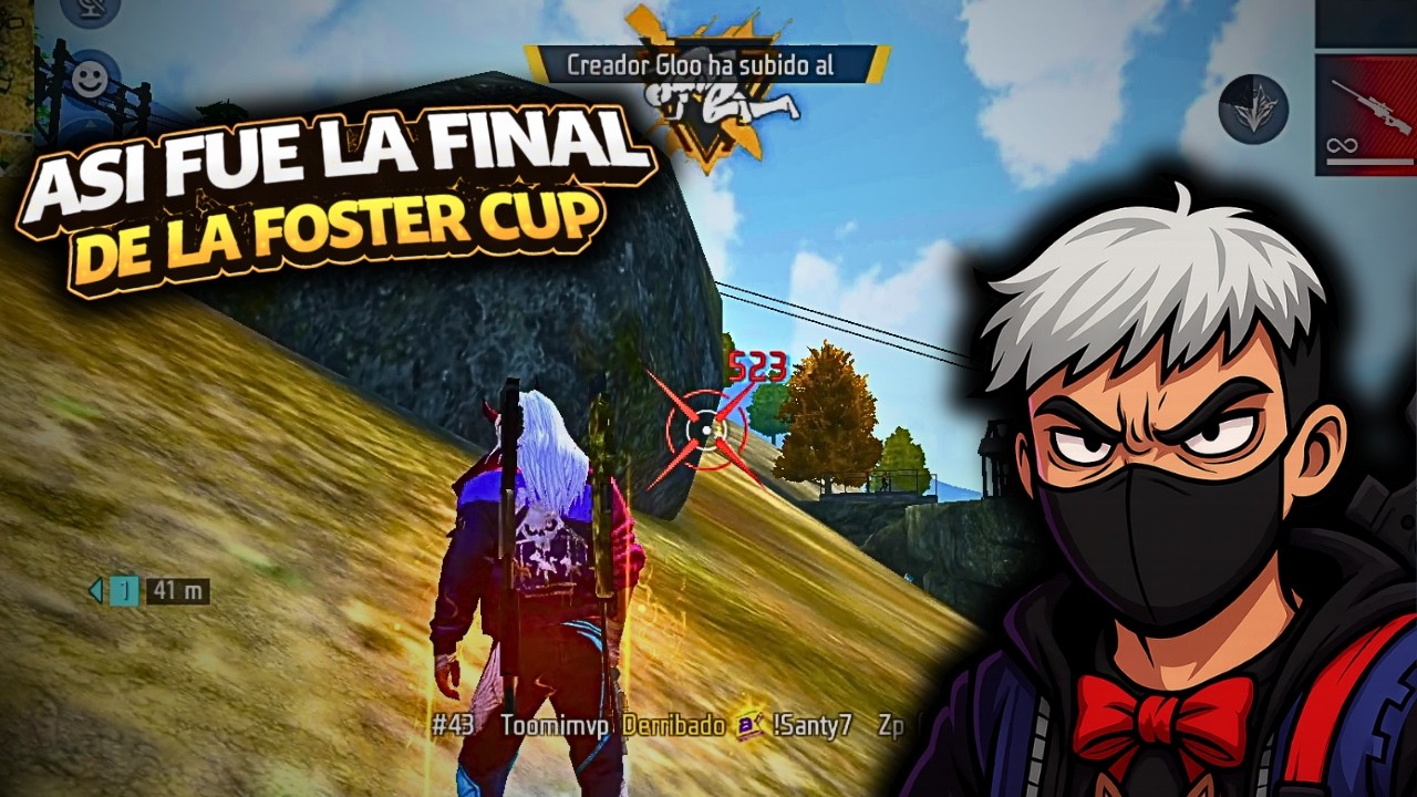 ASI FUE COMO JUGUÉ LA FINAL DE LA FOSTER CUP EN EEUU 🐐🏆  | FREE FIRE ☠️