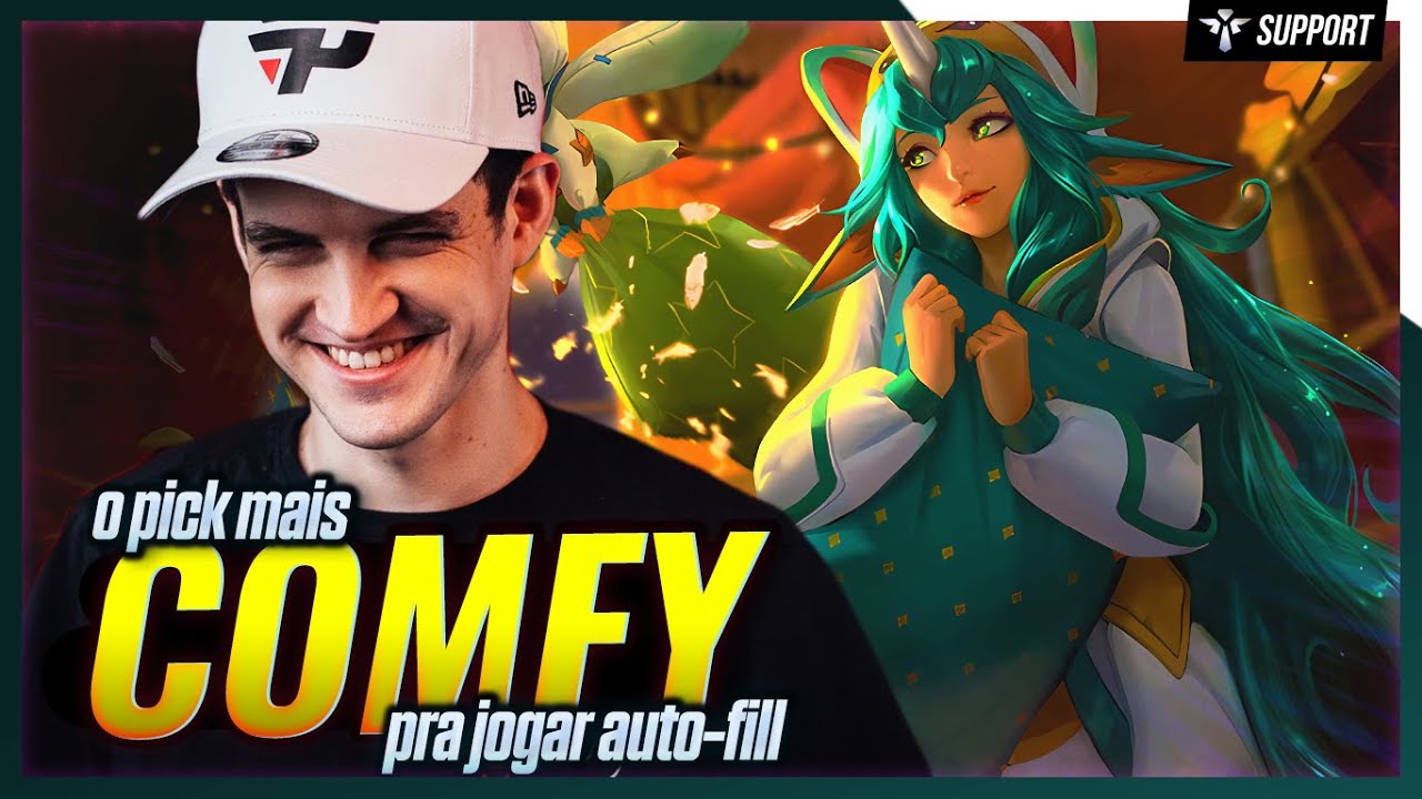 Já que temos que jogar auto-fill SUPORTE, que seja com um pick CONFORTÁVEL (e broken)!