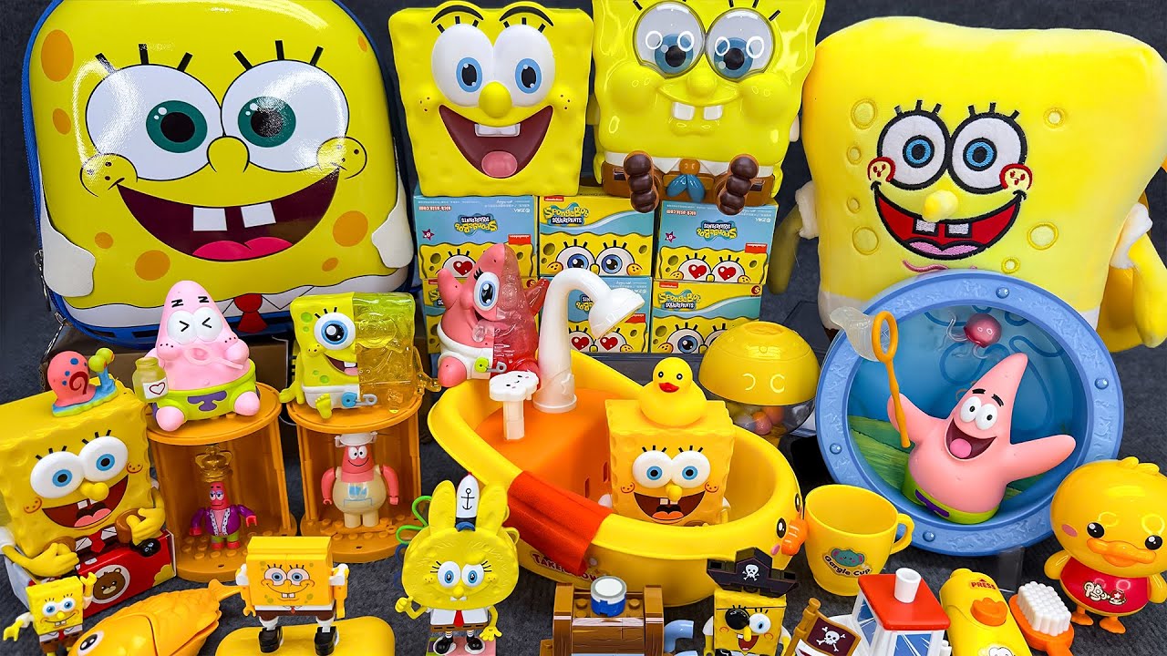Ultimate ASMR SpongeBob BEST Relaxation Unboxing | TOY PLAYSET ASMR 2025
