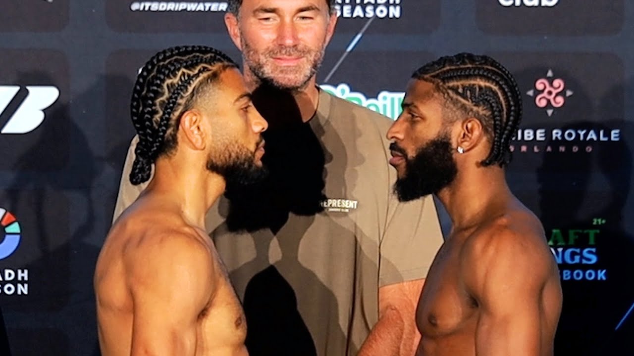 Raymond Muratalla & Andy Cruz have INTENSE Weigh In & Face Off ahead of title fight! 