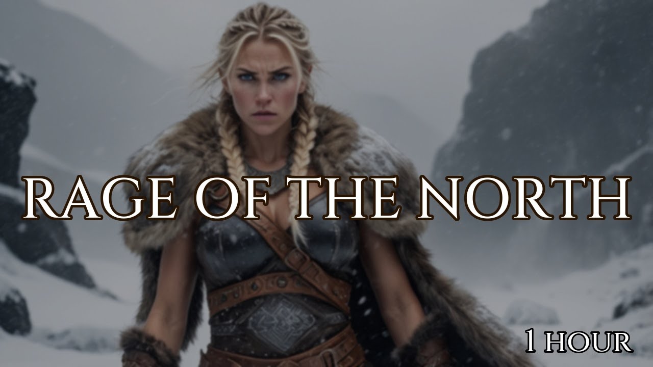 Nordic Winter Serenity – Norse Female Vocal Ambient | Snowy Warrior Landscape