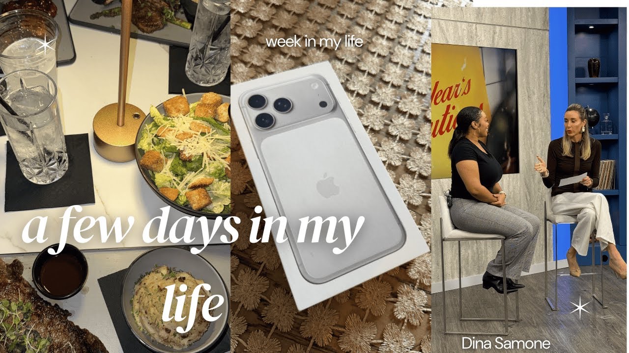 Few Days with Me | I was on the News, iPhone 17 Pro Max, Packing for NY, Consistent in the Gym